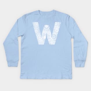 Letter W Kids Long Sleeve T-Shirt